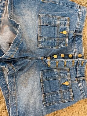 LOFT Medium Blue Denim Jean Shorts